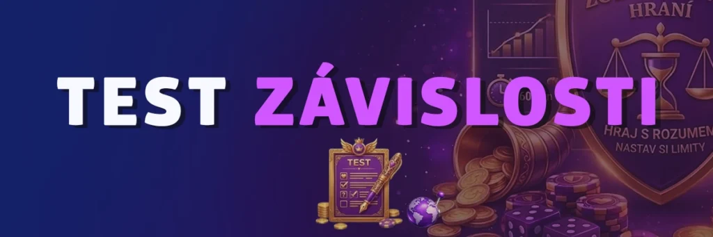 Test závislosti casino