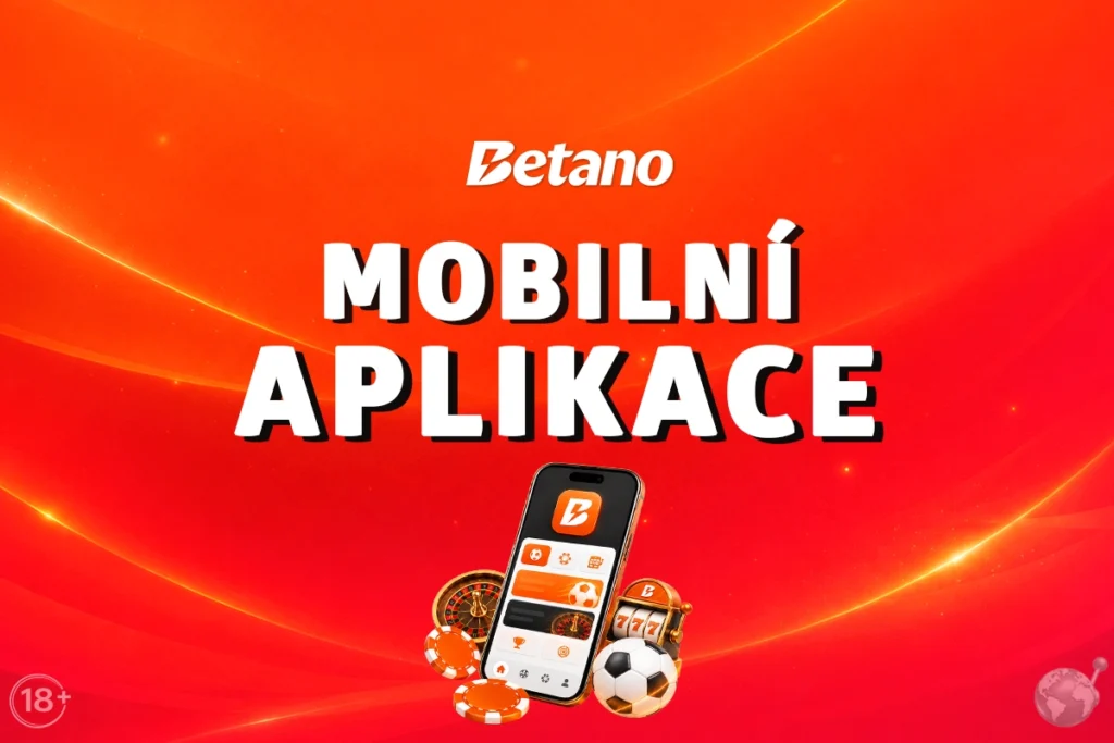 Betano mobilní aplikace pro hraní casino her a sázení online.